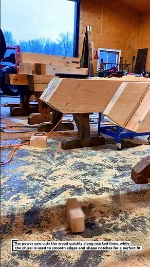 Awesome! Precision Cutting of Large Timber
