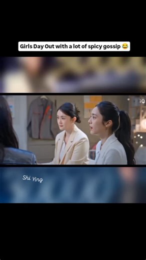 ZangHai Shiying Xiao on Instagram: "Yin Jie's reaction is the real deal 🤣😂 as we want to be the CEO's girlfriend, she's only dreaming for her friend to be the CEO's girlfriend. What a green flag bestie 🥰 #ShineOnMe #SongWeilong #ZhaoJinmai #shiyingxiao #bichen044"