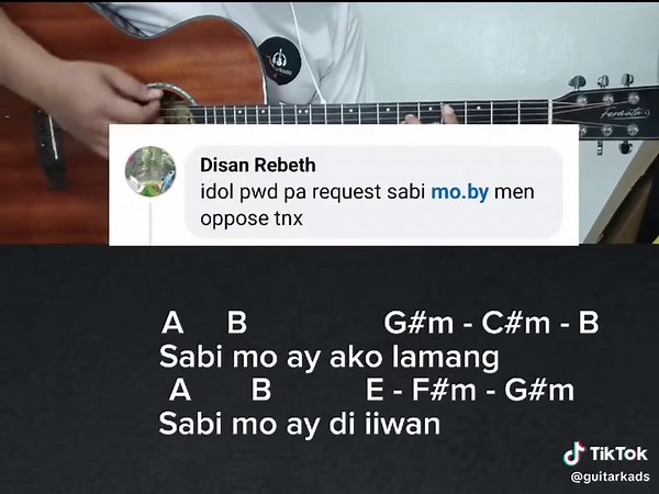 Sabi Mo Ako Lamang Guitar Tutorial