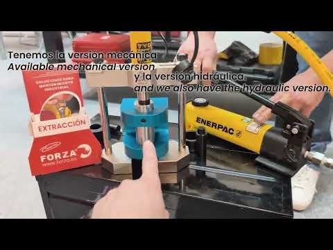EXTRACTOR DE BULONES MÉCANICO E HIDRRÁULICO HASTA DIÁMETRO 55mm FORZA