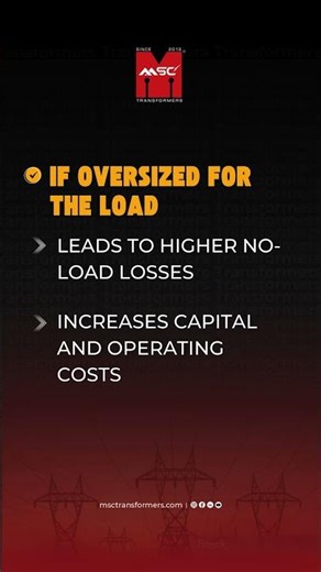 ⚡ Why Oversizing Your Transformer Wastes Energy | Right-Sizing Matters