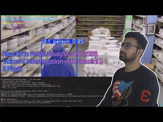 Real-Time Retail Analytics with YOLO26 Gemini 2.5 Flash | Pyresearch posted on the topic | LinkedIn