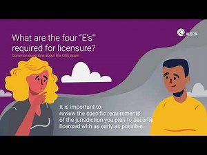 What are the 4 Es for CPA Exam licensure?