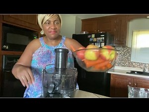 Turmeric Root, Carrots, Apple, and Lemons | NutriBullet Juicer Review | Organic Juice| Mason Jar