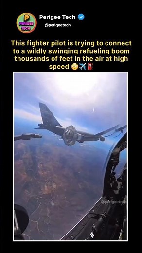 Mid-Air Refueling Is Harder Than It Looks 😳✈️