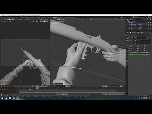 Blender FPS Animation: creating a rifle reload animation
