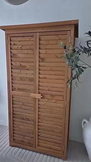 🛠️ Endlich Ordnung im Garten! Outsunny Gerätehaus aus Holz 🌿 Wetterfest & Kompakt #garten #diy