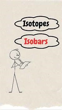 “Isotopes vs Isobars Explained with Stick Figures | Easy Chemistry Animation”