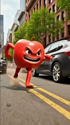 Animação de tomate correndo #anime #art #tomate #verdura