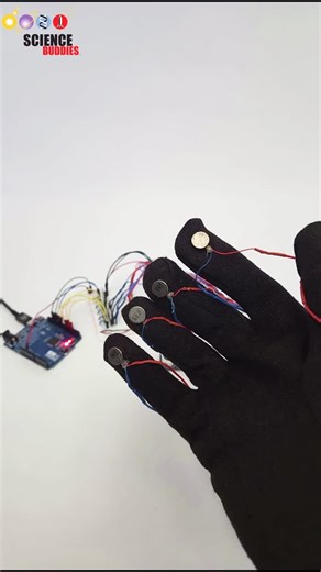 1.2K views | Haptic vibration on phones or in games gives your brain feedback about something happening. You “feel” the action. Take it further with a #DIY haptic glove with #Arduino that reacts to motion, distance, and more. Student electronics project directions: https://sbgo.org/hapticglove25-ig #wearabletech #STEM #scienceproject #sciencefair #virtualreality | Science Buddies | Facebook