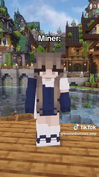 as a miner i will never understand how you builders are able to build so much in such little time but we do still make the best minecraft duo (miner 🤝builder) however with that being said you should come join boats n bunnies minecraft server today because trust us you wont regret it! #pov #minecraft #minecraftserver #minecraftservers #minecraftsmp #smp #coz #cozyminecraft #vibes #mc