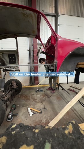 1967 VW beetle heater channels