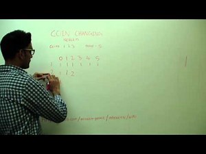 Coin Changing Number of ways to get total dynamic programming
