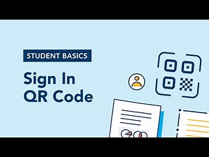 Student Basics - 3. Sign In QR Code (iOS Only)