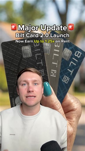Pat | Travel & Points on Instagram: "🚨 Major update to the Bilt Card 2.0 launch - you can now select one of two options, and earn up to 1.25x points on rent/mortgage You do still have the ability to earn Bilt Cash and stick with the original option to use it to get the full amount of points on rent, or the more simplified new option of earning up to 1.25x points on rent, dependent on how much you’re spending on the card This is similar to the way the Bilt Cash system works, basically incentiviz