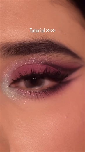 pink glamour eye makeup tutorial #eyemakeup #softglamlook #beautymakeup #makeup #shortvideo