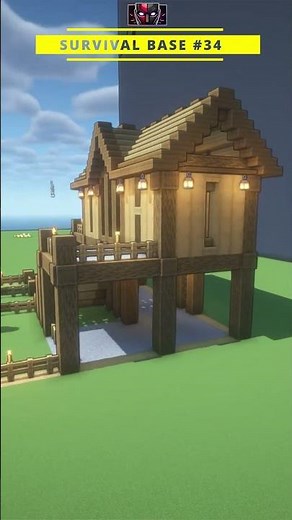 Minecraft: Build a Large House | Survival Base Idea 🏡#34