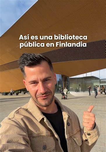Hago un llamamiento para que hagan una biblioteca así en España 🫪 #finlandia #bibliotecaoodi #lugaresincreibles #finland #oodi