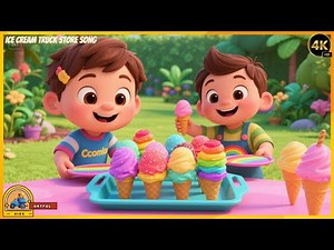 🎵🍦 Ice Cream Van Song for Kids | Fun Nursery Rhyme & Sing-Along 🍓🎶