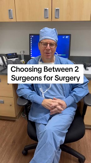 My opinion on choosing between two surgeons when deciding on surgery #fyp #surgery #doctor #neurosurgeon #LearnOnTikTok | Dr. Brian Hoeflinger, MD