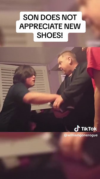 William Upset Over New Shoes | Funny Family Reaction