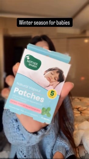 Mother Sparsh on Instagram: "Nasal congestion keeping your baby up? 🤧 Let Mother Sparsh Natural Vapour Patches bring gentle, natural comfort 💚 ✅ Helps ease cold & nasal congestion ✅ Made with Eucalyptus & Peppermint ✅ Camphor-free, safe & gentle for little ones 👶✨ Just peel, stick, and let your baby breathe easy and sleep peacefully 😴💛 @itisha_tandon1 . . . #MotherSparsh #NaturalColdRelief #ColdkaSolution #NaturalVapourPatches #ColdRelief #NasalCongestion"