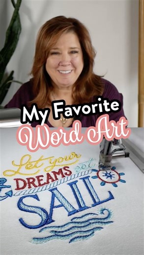 Turning words into stitchable art? We say YAY! Browse our entire collection of Word Art and Sayings here ⤵️ https://www.designsbyjuju.com/all-designs/word-art-sayings | Designs by JuJu