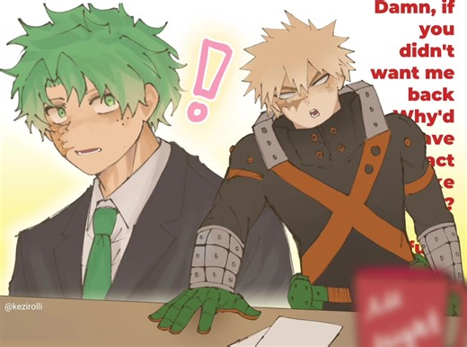 Deku and Bakugo: A Love Story in Animation