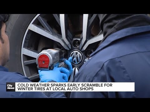 Cold weather sparks early scramble for winter tires at local auto shops