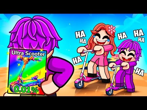 I Pretended to be a NOOB in SCOOTER OBBY, Then used a $100,000 Scooter!