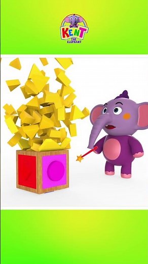 Apprendre les formes en s'amusant ! Cube puzzle éducatif pour les tout-petits ! 🟡 #shorts #learning