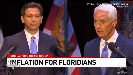 CULTURE WAR ISSUES TAKE CENTER STAGE IN FLORIDA DEBATE: #TheView co-hosts share their takeaways from Monday's heated debate where Gov. Ron DeSantis faced off against Democratic challenger Charlie Crist. abcn.ws/2RiH3wd | The View