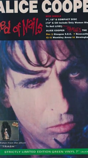 Alice Coopers live tour memories. Bed of Nails. And more,🎸🎸🎄🎄❄️