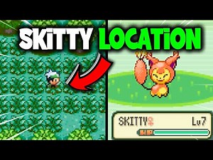 WHERE TO FIND SKITTY ON POKEMON EMERALD