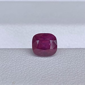 Natural Pinkish Red Cushion Cut Ruby 1.08ct - (UH) - Etsy