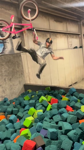 Matt Riskalla | First time ever trying a backflip! got em cleaned up in no time thanks to @kingoxdadbmx and a special thanks to @kaden_15.bmx for pushing... | Instagram