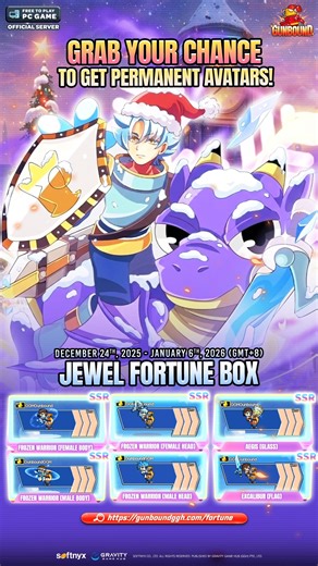 Gunbound Official | 💎 Grab Your Chance to Get PERMANENT Avatars! 1-Day Left! 💥 The Jewel Fortune Box is here open it now and unlock exclusive, timeless looks!... | Instagram