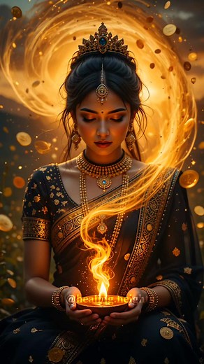 Why Light a Diya at Evening (Sandhya)? Lighting a diya at Sandhya (dusk) is a sacred act that transforms your home! Invite Lakshmi’s Blessings - A diya’s glow at twilight welcomes Goddess Lakshmi, ushering in wealth and harmony! 🪔 Banish Negative Vibes - Lit near a Tulsi plant or temple corner, the flame clears stress and heavy energies! 🔥 Awaken Inner Truth - Clay lamp (body), oil (negativity), wick (ego)—the flame sparks wisdom and clarity! ✨ Unite Five Elements - Earth, Water, Fire, Air, Sp