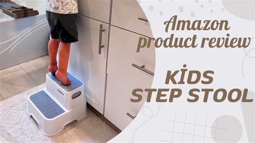 Watch Unboxing kids step stool with a faucet extension on Amazon Live