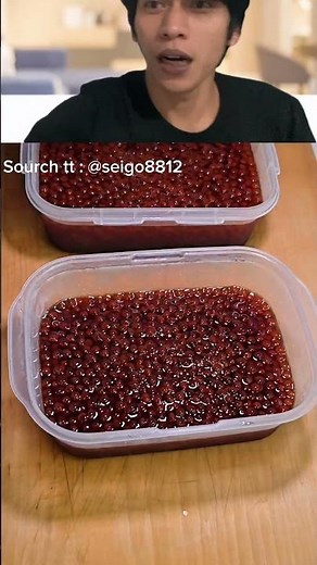 These Fish Eggs Explode in Your Mouth! 🤯 Japanese Food: Authentic Hokkaido Salmon Eggs #food #foodie