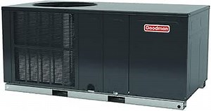 Goodman 2.5 Ton 13.4 SEER2 Horizontal Package Heat Pump - Free Thermostat Included - GPHH33041