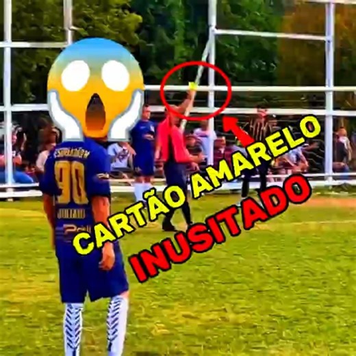 Unusual yellow card. #football