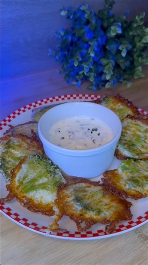 Baked broccoli appetizer 😋 #food #recipe #crispy