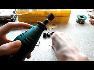 How to make a grinding attachment for dremel - TUTORIAL