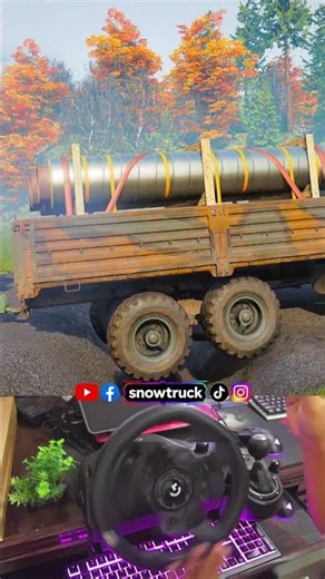 Truck vs Speed Bumps With Extreme Broken Road Snowrunner Gameplay Ep62 #snowrunner #truck #mud