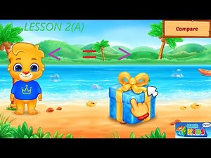 COMPARE LESSON 2A #lessthan #greater than and #equal with animal and toys #RUBY and #LUCAS #mathkids
