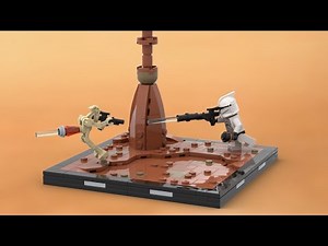 TUTORIAL: Lego Star Wars Geonosis Diorama (MOC)