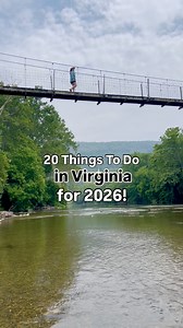 🏆20 Things To Do in VIRGINIA for 2026! 👉🏼 FOLLOW along for more things to do across Virginia from day trips, weekend getaways, & vacation ideas 🤜🏼 TAG 🤛🏼 a friend or family member that needs some new ideas of things to do! • there are over 300 wineries in VA to visit Williamsburg Winery Pippin Hill Winery Barborsville Vineyard Ecco Adesso Winery • lots of underground caverns to explore: Luray Caverns Endless Caverns Skyline Caverns Shenadoah Caverns • check out an art or science museum: V