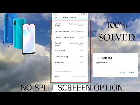REDMI 9A SPLIT SCREEN NOT SHOWING [ 100% SOLVED] |fb77