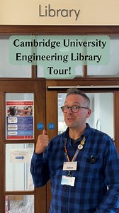 1.3K views · 27 reactions | Welcome to #CambridgeUniversity from your Libraries! Today, in the start of a new series, we’re exploring the Engineering Library (@camtechlibs). We asked librarian John Clarke to show us his favourite spaces… To find out how the Technology Libraries team can support your studies, head to the link in our bio and make sure you follow @camtechlibs! #CambridgeUniversityLibraries | Cambridge University Library | Facebook